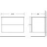 Тумба Rovere Nature 100 см BELBAGNO ETNA ETNA100RN-KEPMCO-1302H316 SET